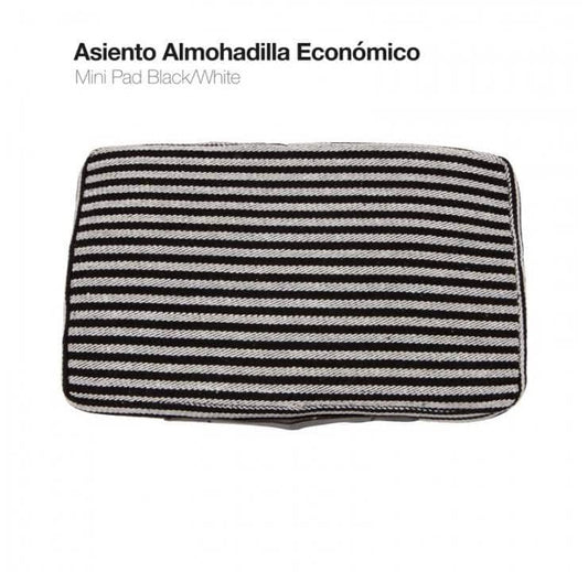 ASIENTO ALMOHADILLA ECONÓMICA BLANCO/NEGRO - Tienda Hípica Online | D’Hispania ®