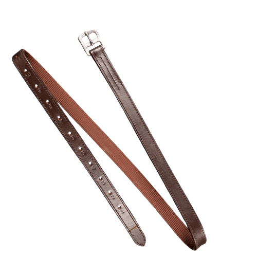Ación Inglesa Cuero/Nylon 7002 - Mixta 25mm x 140cm Inoxidable - Tienda Hípica Online | D’Hispania ®