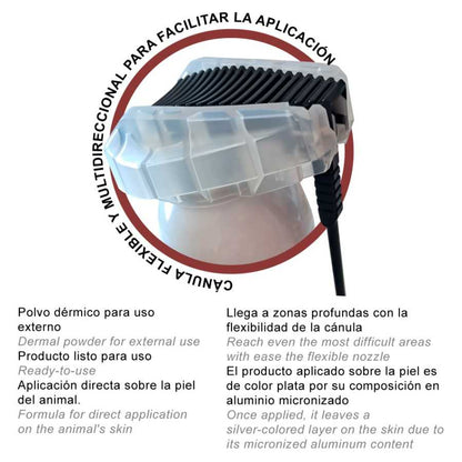 Cremas cicatrizantes Argecure con aluminio y plata Diptron para higiene y cuidado de la piel, en envase para productos de limpieza.