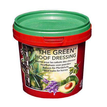 Bálsamo para cascos Kevin Bacon's The Green con aceite de oliva, penetra y ayuda a reparar cascos quebradizos, tienda hípica.