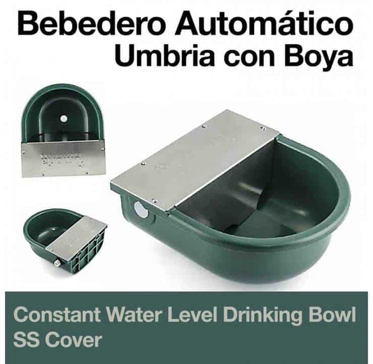 BEBEDERO AUTOMÁTICO UMBRIA CON BOYA CUBIERTA INOX - Tienda Hípica Online | D’Hispania ®