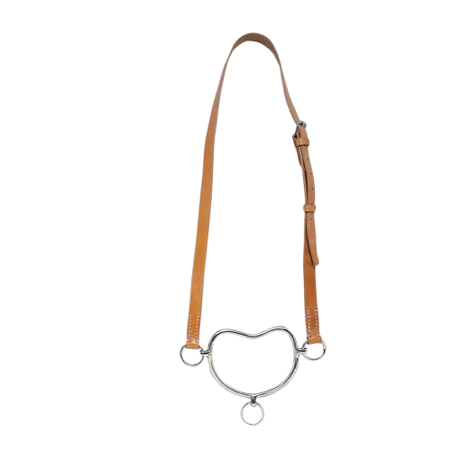 BOCADO CHIFNEY CON CORREAS DE CUERO 12.5cm - Tienda Hípica Online | D’Hispania ®