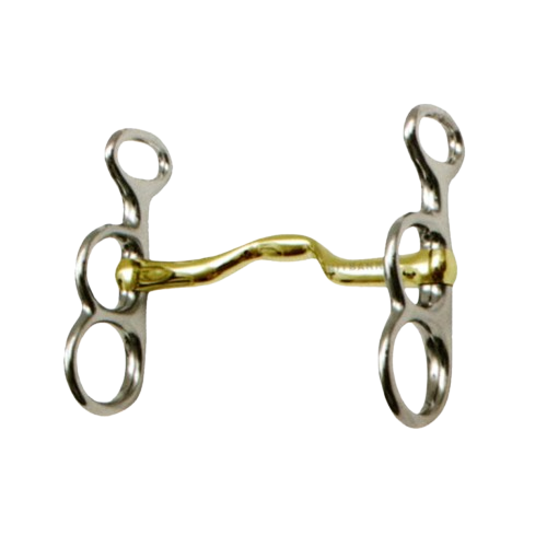 BOCADO COCHE BARCELONA ANATÓMICO BBI INOX 12.5cm - Tienda Hípica Online | D’Hispania ®