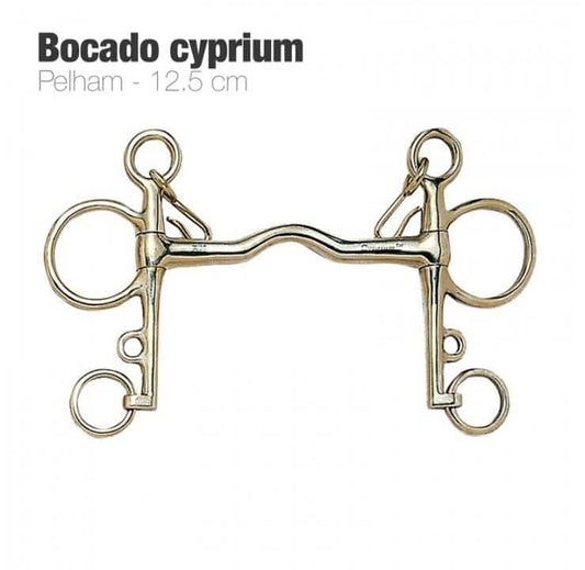 BOCADO CYPRIUM PELHAM 21250CY 12.5cm - Tienda Hípica Online | D’Hispania ®