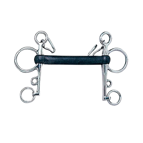 BOCADO PELHAM GOMA BLANDA 21251R - Tienda Hípica Online | D’Hispania ®