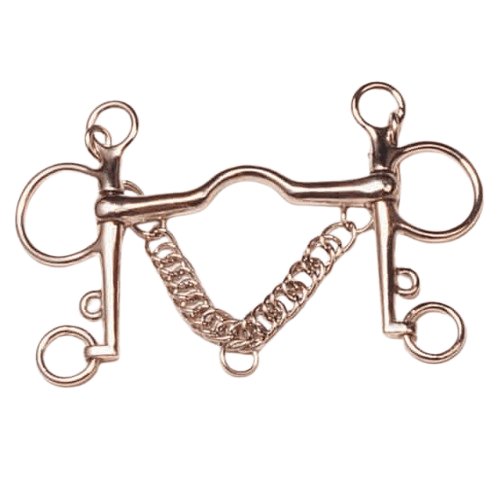 BOCADO PELHAM NIQUEL EMBOCADURA FINA PUENTE Y CADENIL - Tienda Hípica Online | D’Hispania ®