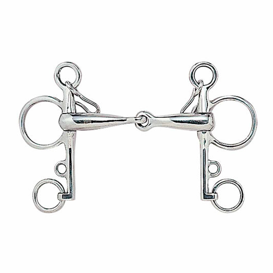 BOCADO PELHAM PARTIDO INOX 212503 - Tienda Hípica Online | D’Hispania ®