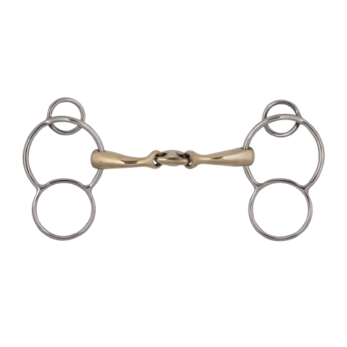 BOCADO PESSOA 3-PIEZAS & ARILLOS - Tienda Hípica Online | D’Hispania ®