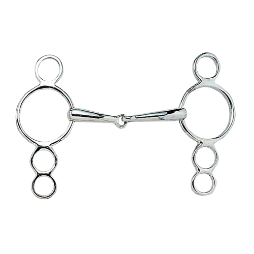 BOCADO PESSOA INOX ECONÓMICO 21826MI 12.5cm - Tienda Hípica Online | D’Hispania ®