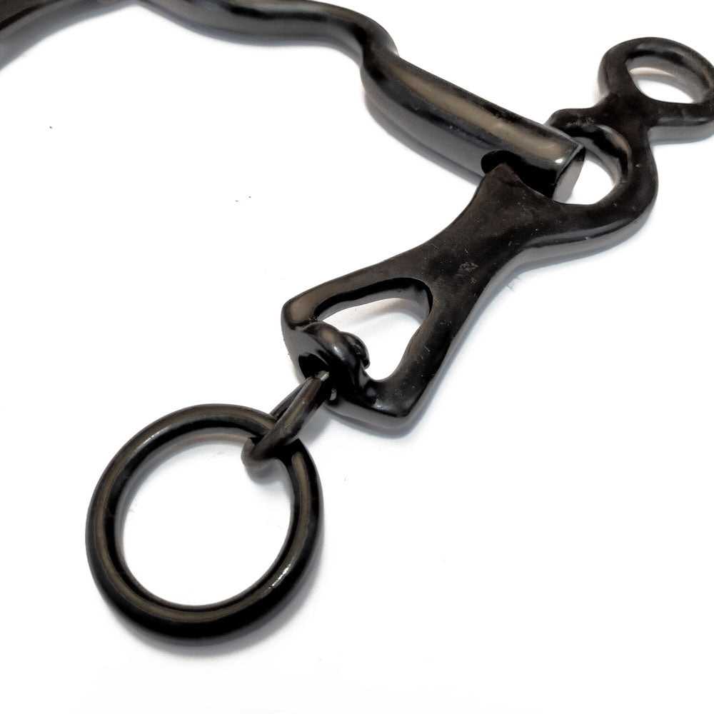 BOCADO PORTUGUÉS FRAGUA INOX NEGRO I-5179 - Tienda Hípica Online | D’Hispania ®