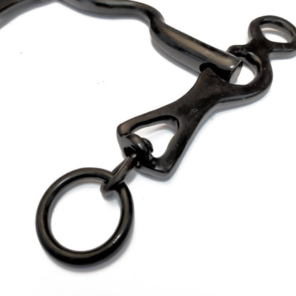 BOCADO PORTUGUÉS FRAGUA INOX NEGRO I-5179 - Tienda Hípica Online | D’Hispania ®