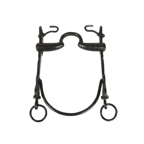 BOCADO VAQUERO B/CURVA BOCA SAPO 12.5cm - Tienda Hípica Online | D’Hispania ®