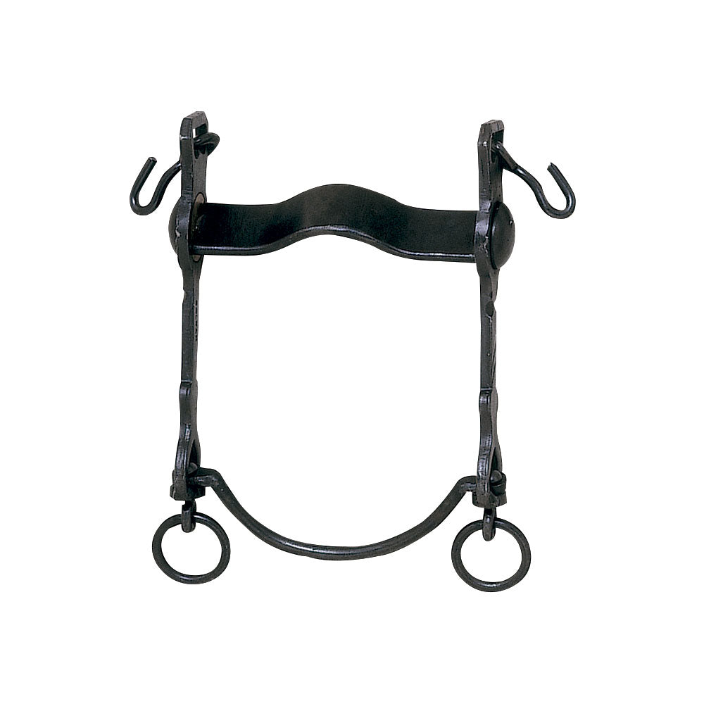 BOCADO VAQUERO B/CURVA EMBOCADURA ABATIBLE 12.5cm - Tienda Hípica Online | D’Hispania ®