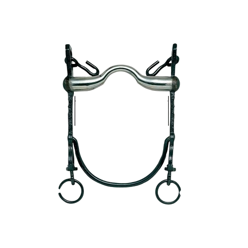 BOCADO VAQUERO B/CURVA EMBOCADURA ACERO 12.5cm - Tienda Hípica Online | D’Hispania ®