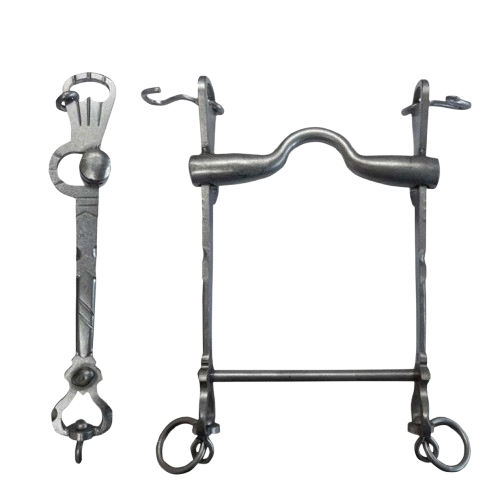BOCADO VAQUERO BARRA RECTA CROMADO 12.5cm - Tienda Hípica Online | D’Hispania ®