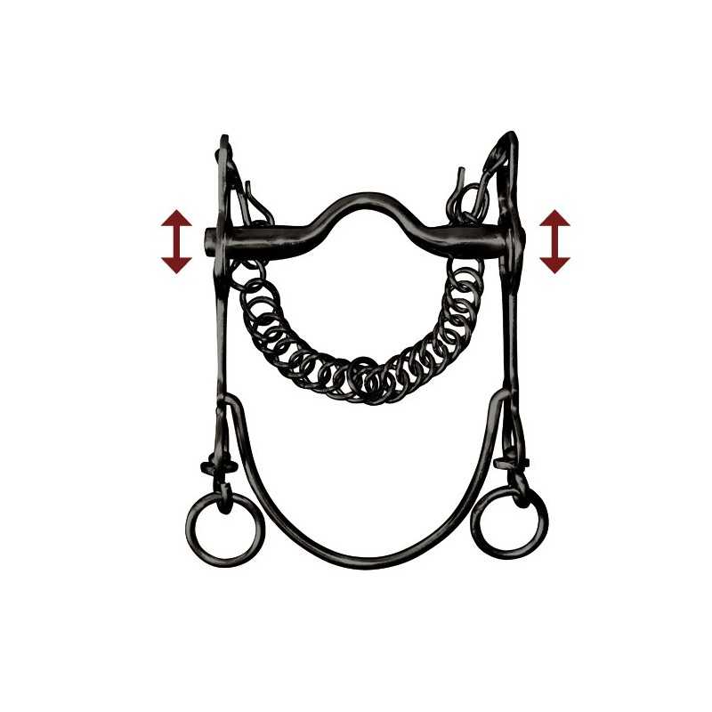 BOCADO VAQUERO ECO.EMBOCADURA MOVIL BARRA CURVA - Tienda Hípica Online | D’Hispania ®