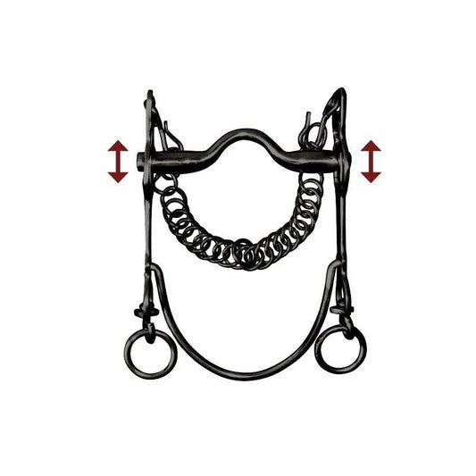 BOCADO VAQUERO ECO.EMBOCADURA MOVIL BARRA CURVA - Tienda Hípica Online | D’Hispania ®