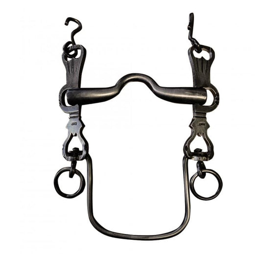 BOCADO VAQUERO INOX ENVEJECIDO ARTICULADO 5/5 nº2H 12.5cm - Tienda Hípica Online | D’Hispania ®