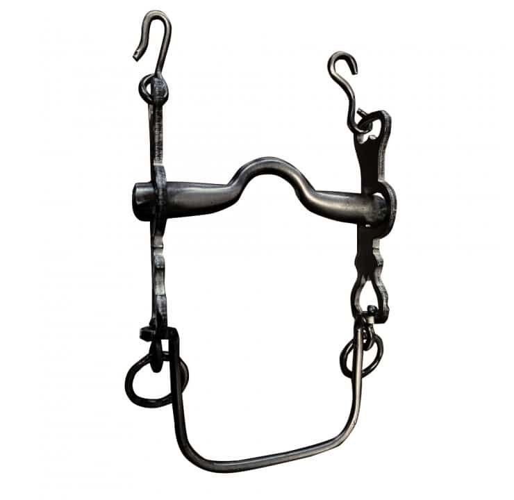 BOCADO VAQUERO INOX ENVEJECIDO FIJO 5/5 nº2H 12.5cm - Tienda Hípica Online | D’Hispania ®