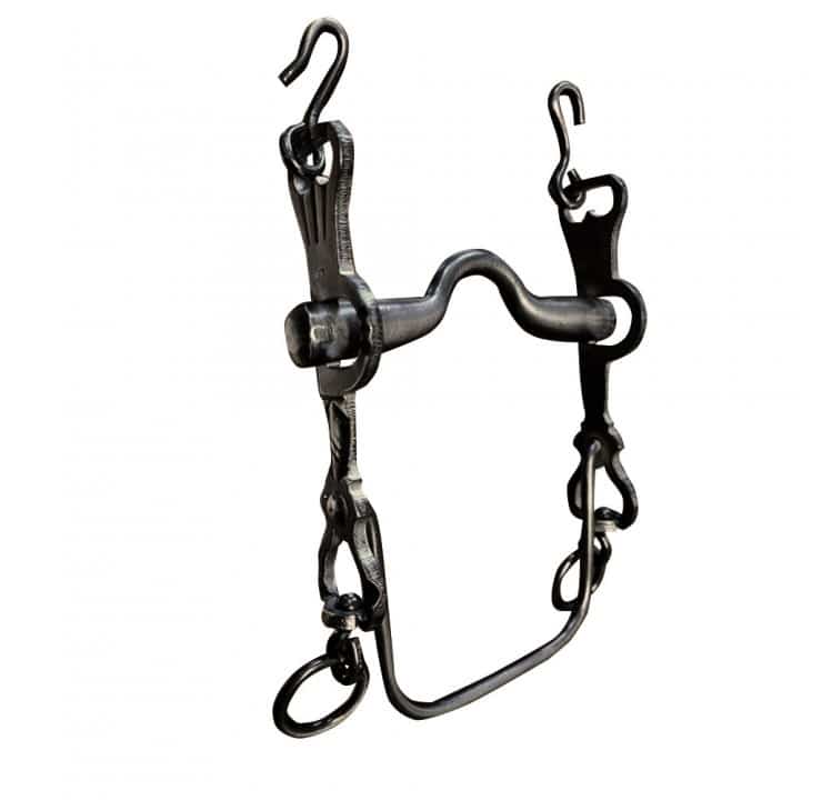 BOCADO VAQUERO INOX ENVEJECIDO FIJO 5/8 nº2C 12.5cm - Tienda Hípica Online | D’Hispania ®