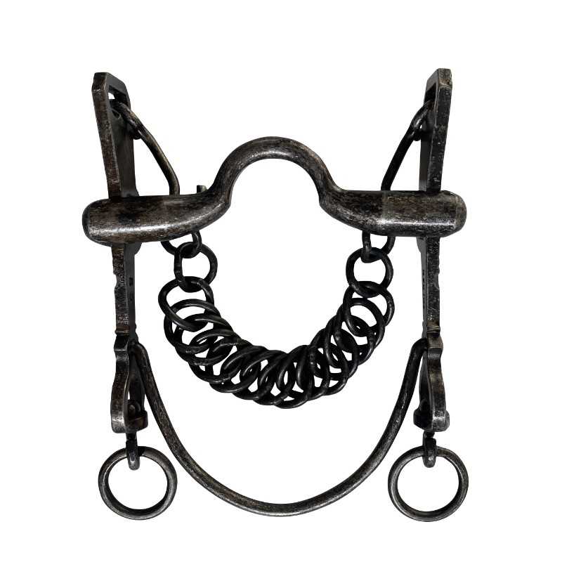 BOCADO VAQUERO INOXIDABLE ENVEJECIDO ASA CALDERA - Tienda Hípica Online | D’Hispania ®
