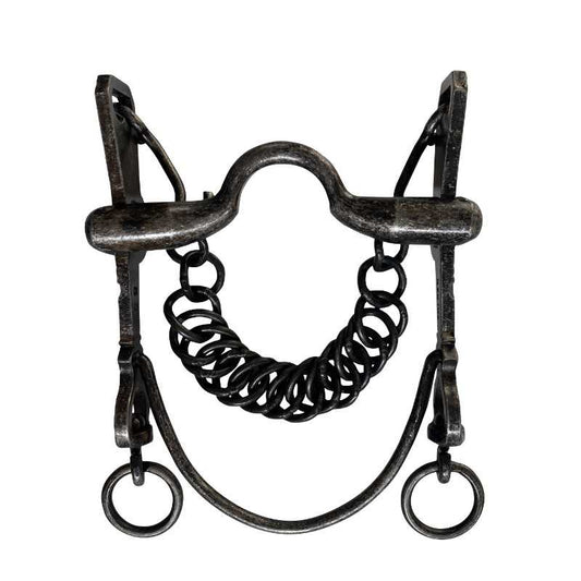 BOCADO VAQUERO INOXIDABLE ENVEJECIDO ASA CALDERA - Tienda Hípica Online | D’Hispania ®