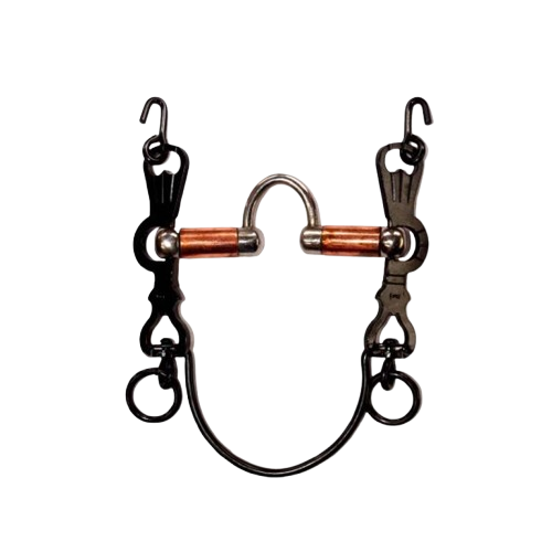 BOCADO VAQUERO LIMONES COBRE 5C PAVONADO 12.5cm - Tienda Hípica Online | D’Hispania ®