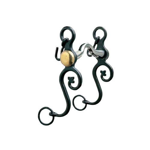 BOCADO VAQUERO REAL ESCUELA EMBOCADURA ACERO 12.5cm - Tienda Hípica Online | D’Hispania ®