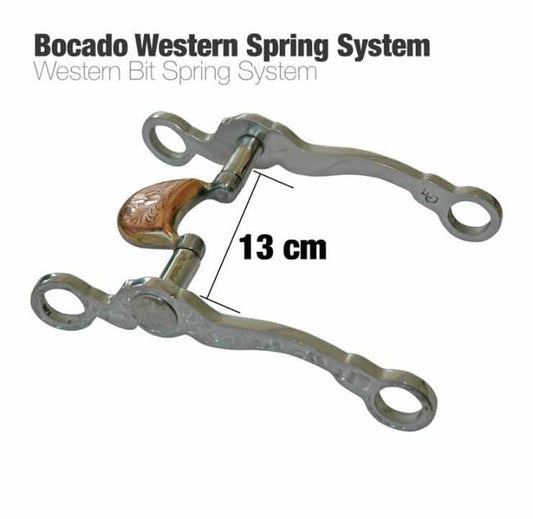 BOCADO WESTERN SPRING SYSTEM MO00718 13cm - Tienda Hípica Online | D’Hispania ®
