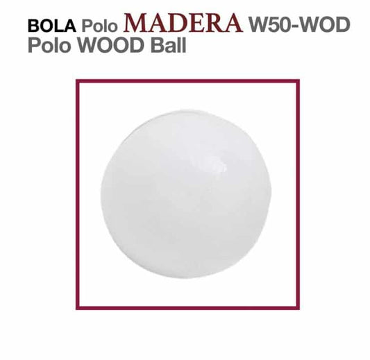 BOLA POLO MADERA W50-WOD - Tienda Hípica Online | D’Hispania ®