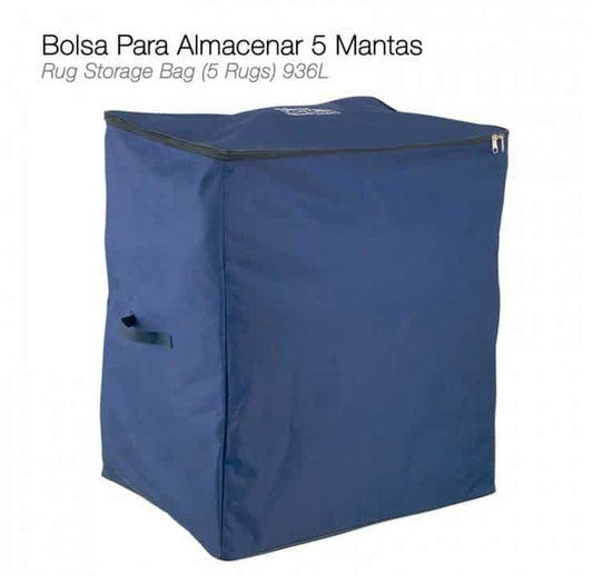 BOLSA PARA ALMACENAR 5 MANTAS 936L AZUL - Tienda Hípica Online | D’Hispania ®