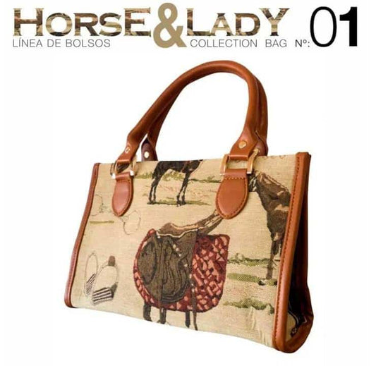 BOLSO COLECCIÓN HORSE & LADY Nº01 - Tienda Hípica Online | D’Hispania ®