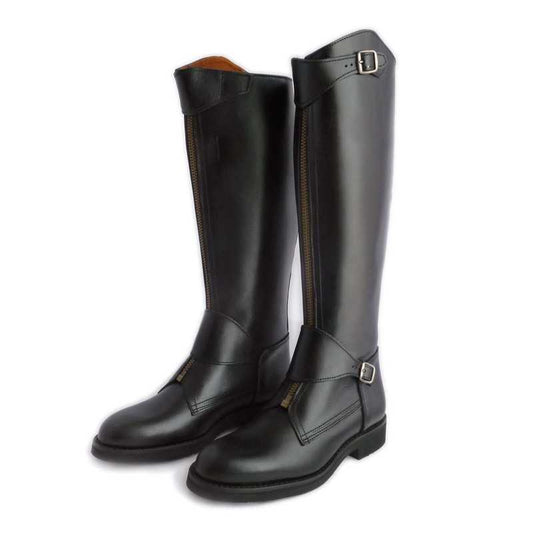 BOTA DE POLO BOXCALF CON TACÓN RODADO - Tienda Hípica Online | D’Hispania ®