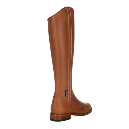 Botas de montar hípicas engrasadas de Tienda Hípica D'Hispania, con detalles de cuero y suela resistente.
