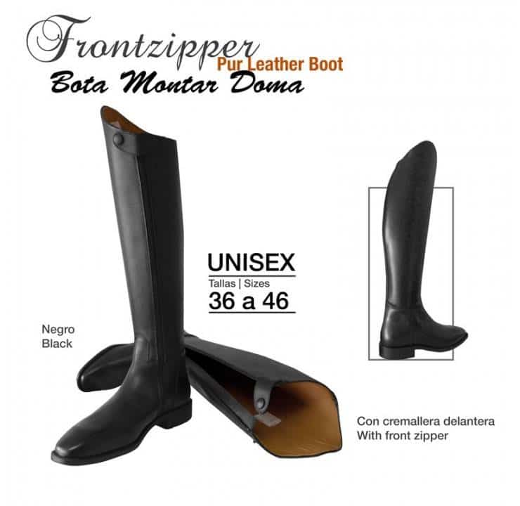 BOTA MONTAR DOMA CREMALLERA FRONTZIPPER - Tienda Hípica Online | D’Hispania ®