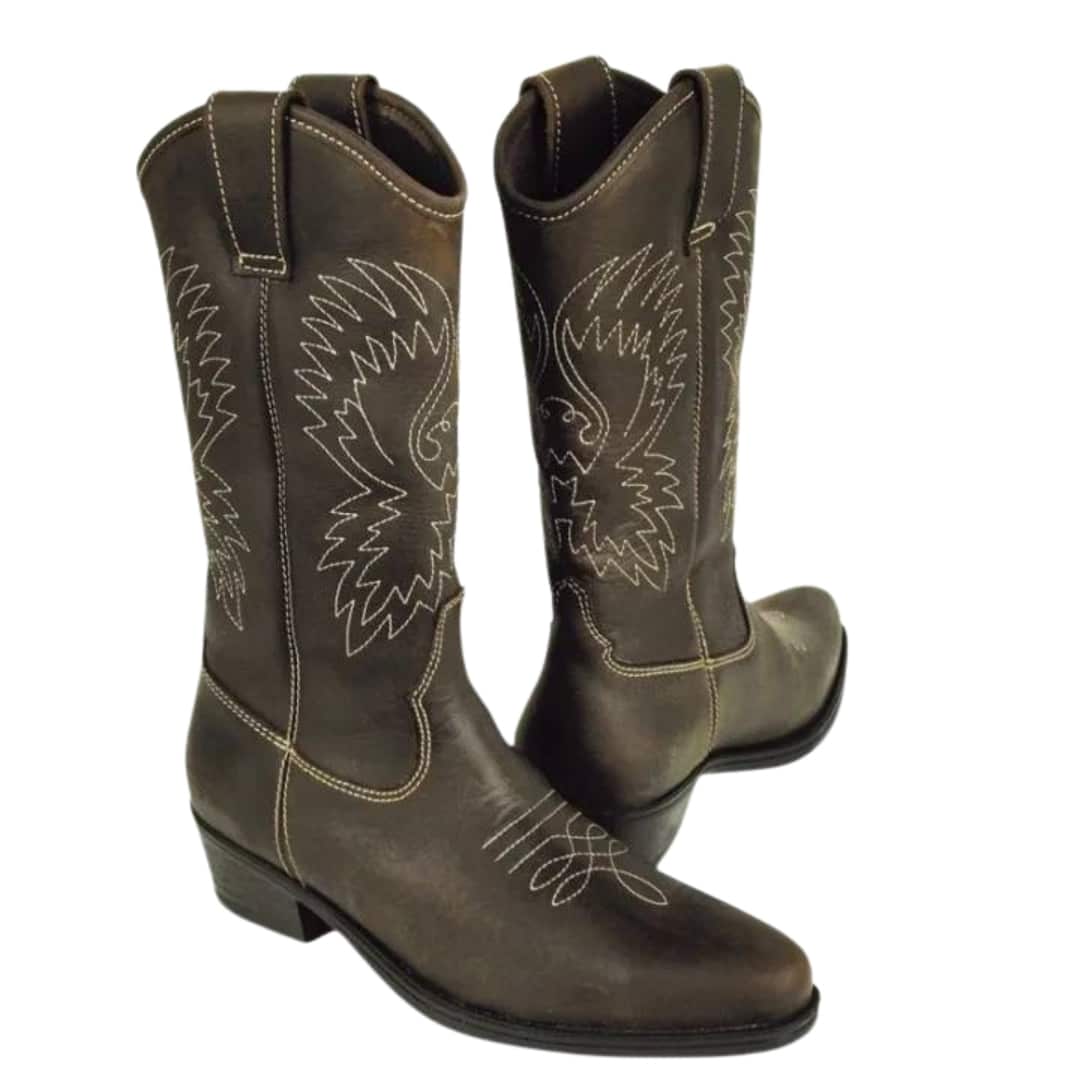BOTA MONTAR WESTERN 7431 MARRÓN - Tienda Hípica Online | D’Hispania ®