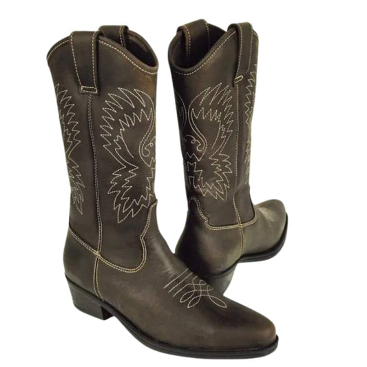 BOTA MONTAR WESTERN 7431 MARRÓN - Tienda Hípica Online | D’Hispania ®