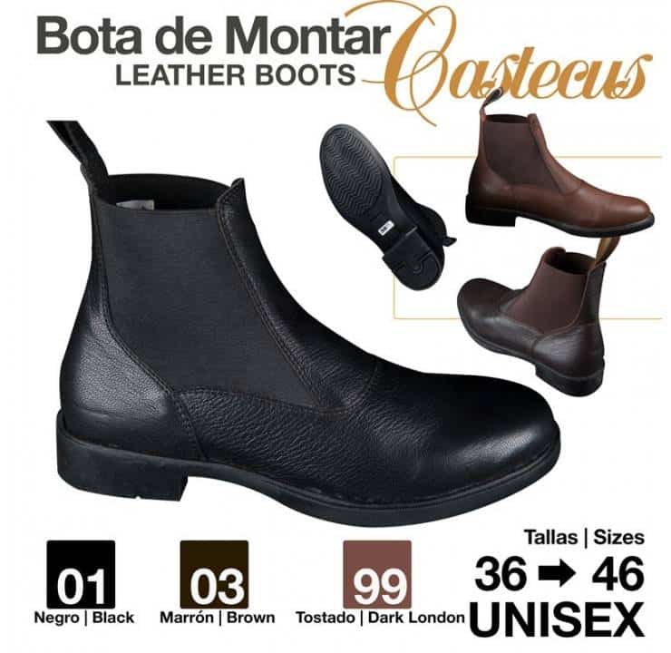 BOTINA CUERO CASTECUS ECONÓMICA - Tienda Hípica Online | D’Hispania ®