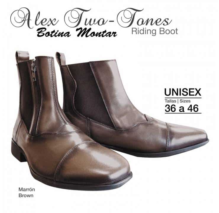 BOTINA MONTAR ALEX 2-TONES MARRÓN - Tienda Hípica Online | D’Hispania ®