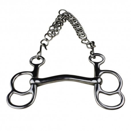 Bocado Barcelona Pony Acero Inoxidable 10.5cm - Enganche Carruajes - Tienda Hípica Online | D’Hispania ®