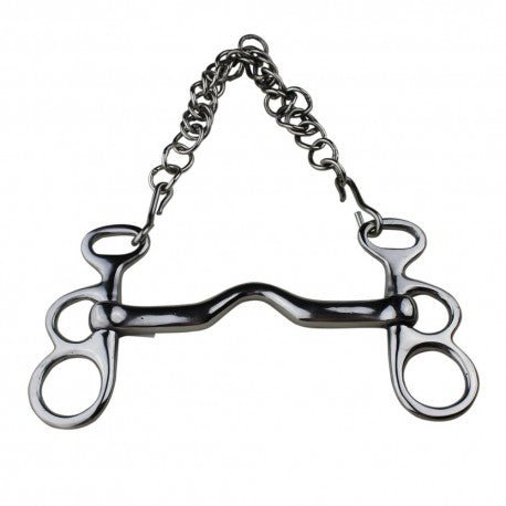 Bocado Barcelona Puente Inox 13.5cm - Enganche Carruajes Profesional - Tienda Hípica Online | D’Hispania ®