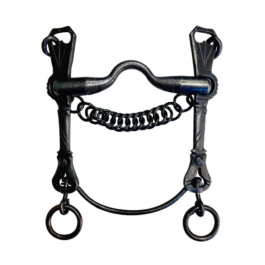 Bocado vaquero de fragua pierna articulada embocadura asa caldera - Tienda Hípica Online | D’Hispania ®