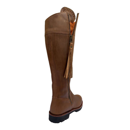 Bota impermeable color beige para equitación, modelo 1953 de El Jinete, en tienda hípica D'hispania.