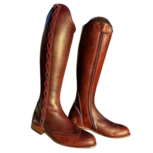 Bota de Montar Ventura 354 - Puntera Inglesa Artesanal de Cuero - Tienda Hípica Online | D’Hispania ®
