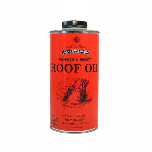 C&D Aceite Cascos Vanner&Prest Hoof Oil - Fórmula Tradicional Alquitrán Pino - Tienda Hípica Online | D’Hispania ®