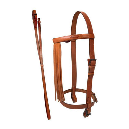 CABEZADA MARJOMAN ESPAÑOLA ARTESANA 2 PINCHOS CON RIENDAS - Tienda Hípica Online | D’Hispania ®