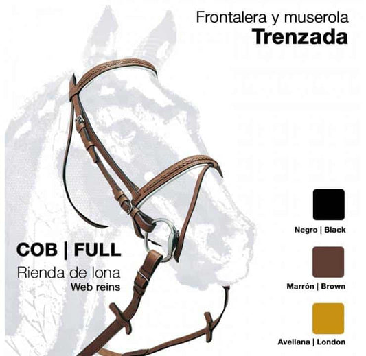 CABEZADA MONTAR RIENDA LONA 0018 - Tienda Hípica Online | D’Hispania ®