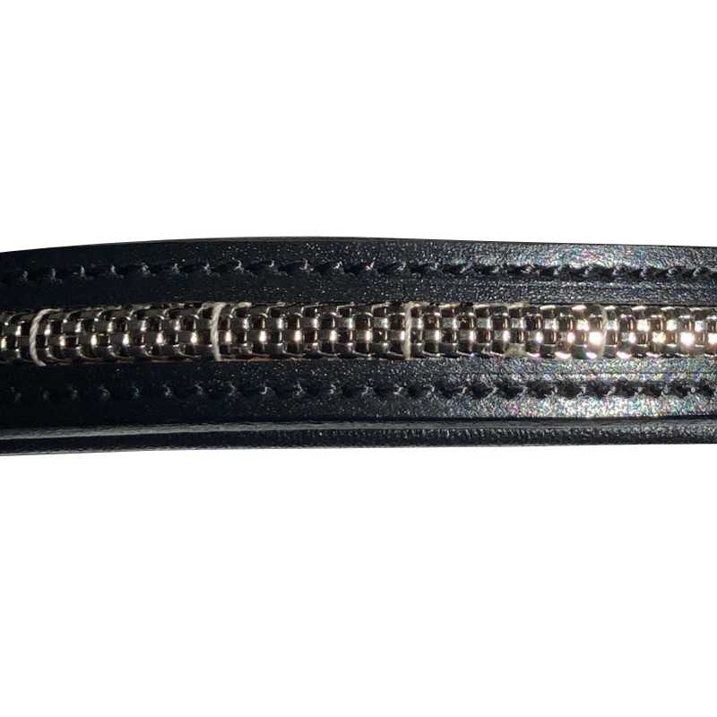 CABEZADA PARA FILETE CON RIENDAS DE LONA, FRONTALERA CON CADENA - Tienda Hípica Online | D’Hispania ®