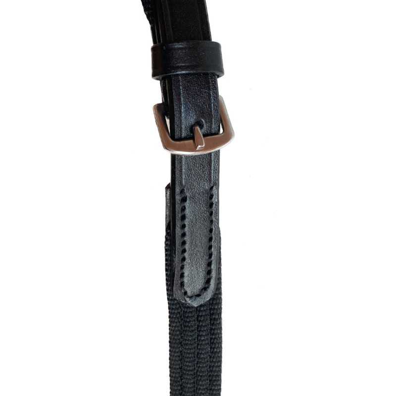 CABEZADA PARA FILETE CON RIENDAS DE LONA, FRONTALERA CON CADENA - Tienda Hípica Online | D’Hispania ®