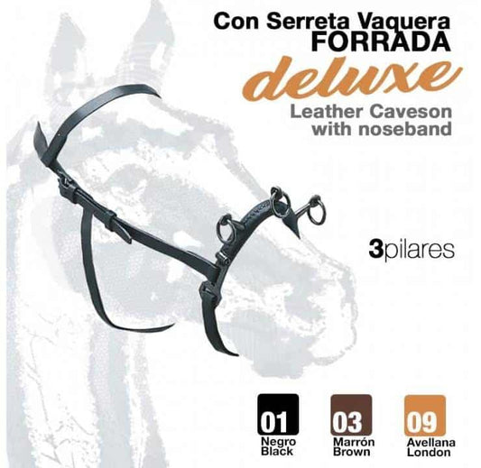 CABEZADA SERRETA VAQUERA 3-pilares - Tienda Hípica Online | D’Hispania ®